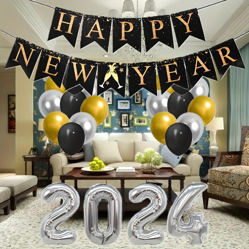 Ballon Numéro 2024 Décoration du Nouvel An Articles de Fête du