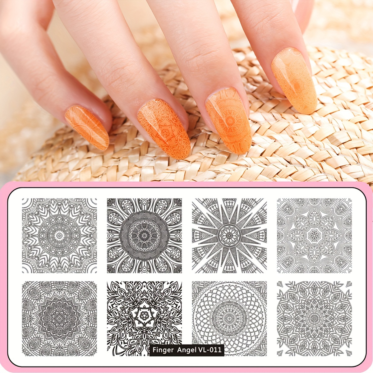 Airbrush Stencils Nail Stickers For Nails Checkerboard - Temu