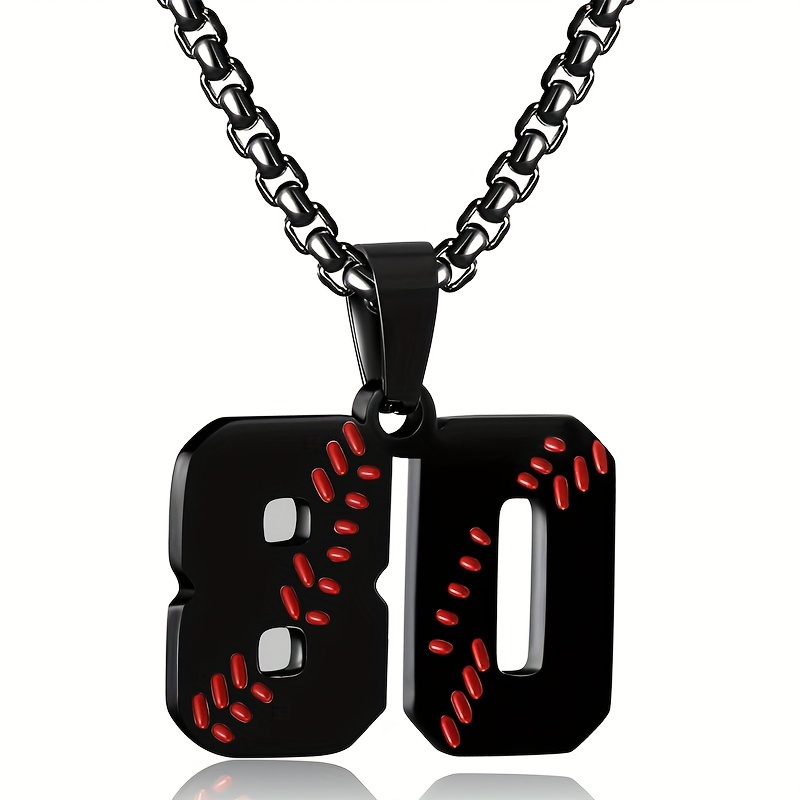 Baseball silver clearance chain