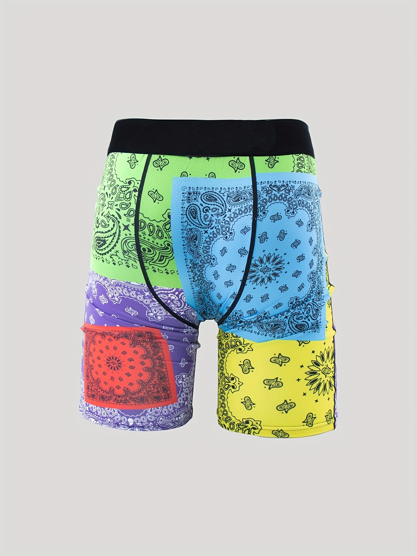 Minions Boxers Custom Photo Boxers Men's Underwear Plain Green Boxers