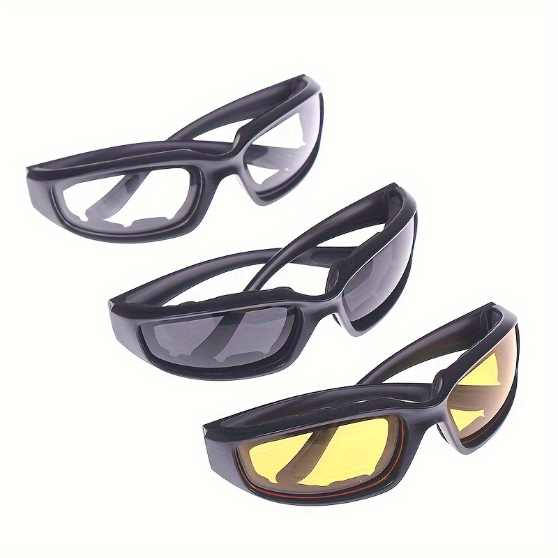 Double Sided Film Cycling Sun Glasses Anti Fog Windproof Goggles