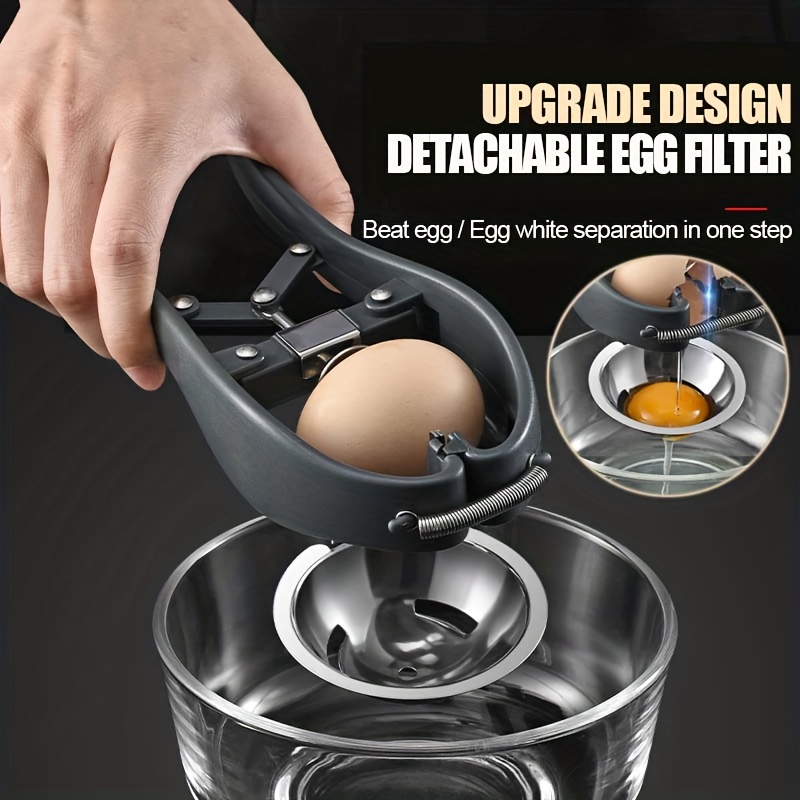 2 In 1 Multifunctional Egg Cutter Stainless Steel Egg Slicers Chopper Fancy  Splitter Egg Cutting Food Processors Kitchen Gadgets