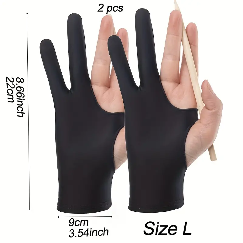 Draw Gloves Anti touch Two finger Hand Digital Board Screen - Temu