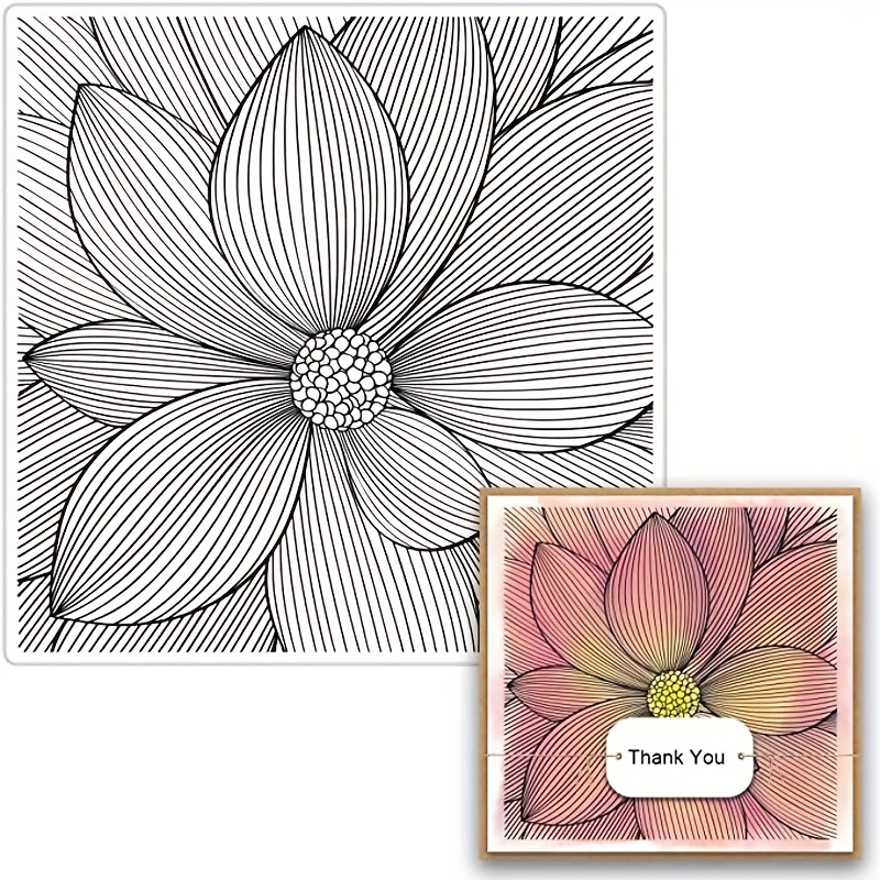 Flower Stamps Leaves Flowers Silicone Stamps Clear Floral Stamps