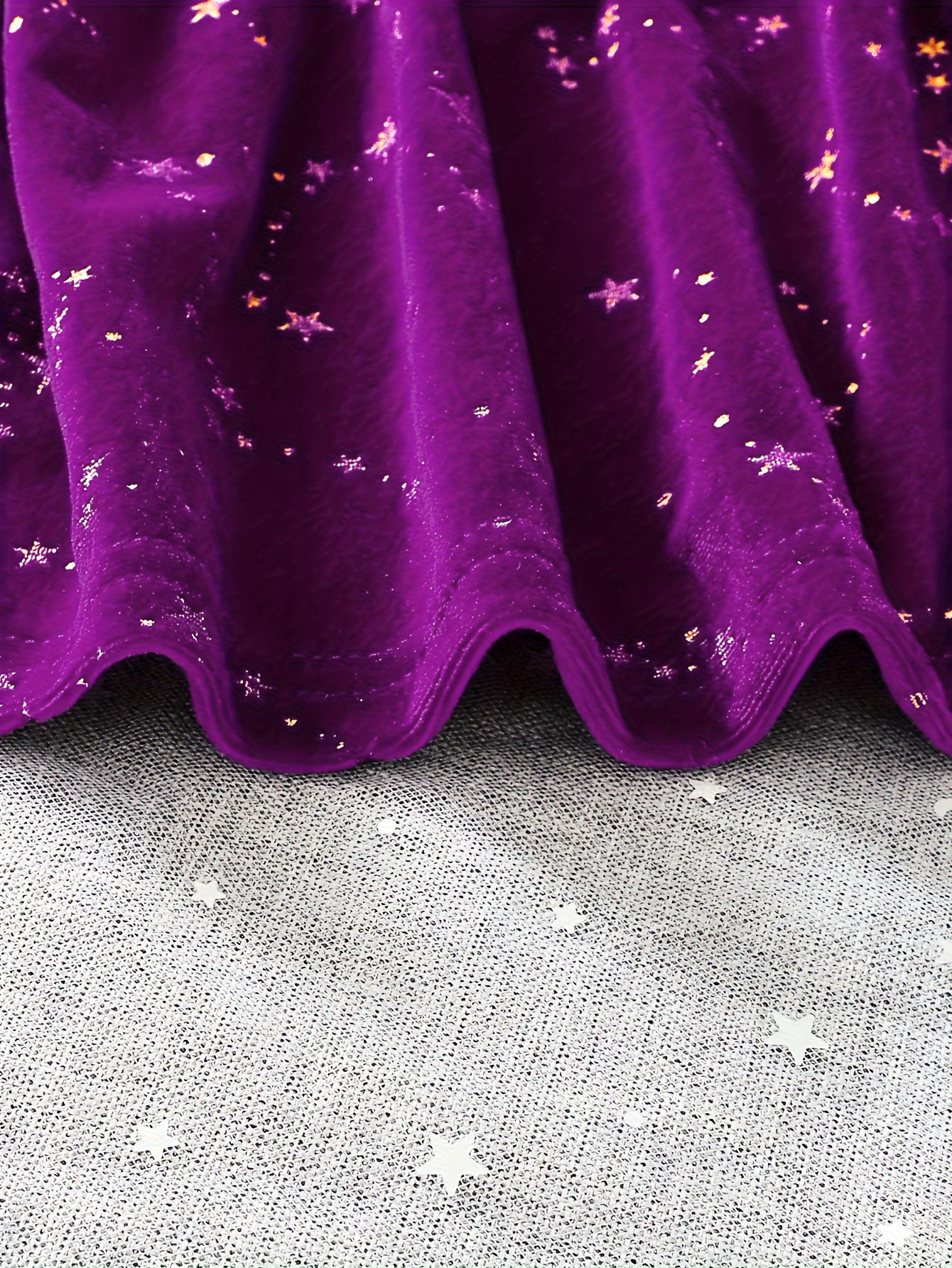 Purple Stretch Velvet With Glitter 59 Wide-Selena Fabric Sold By The