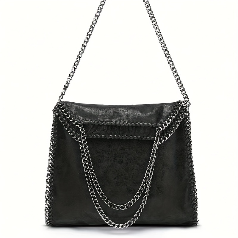 Bolso cadena negro online grande