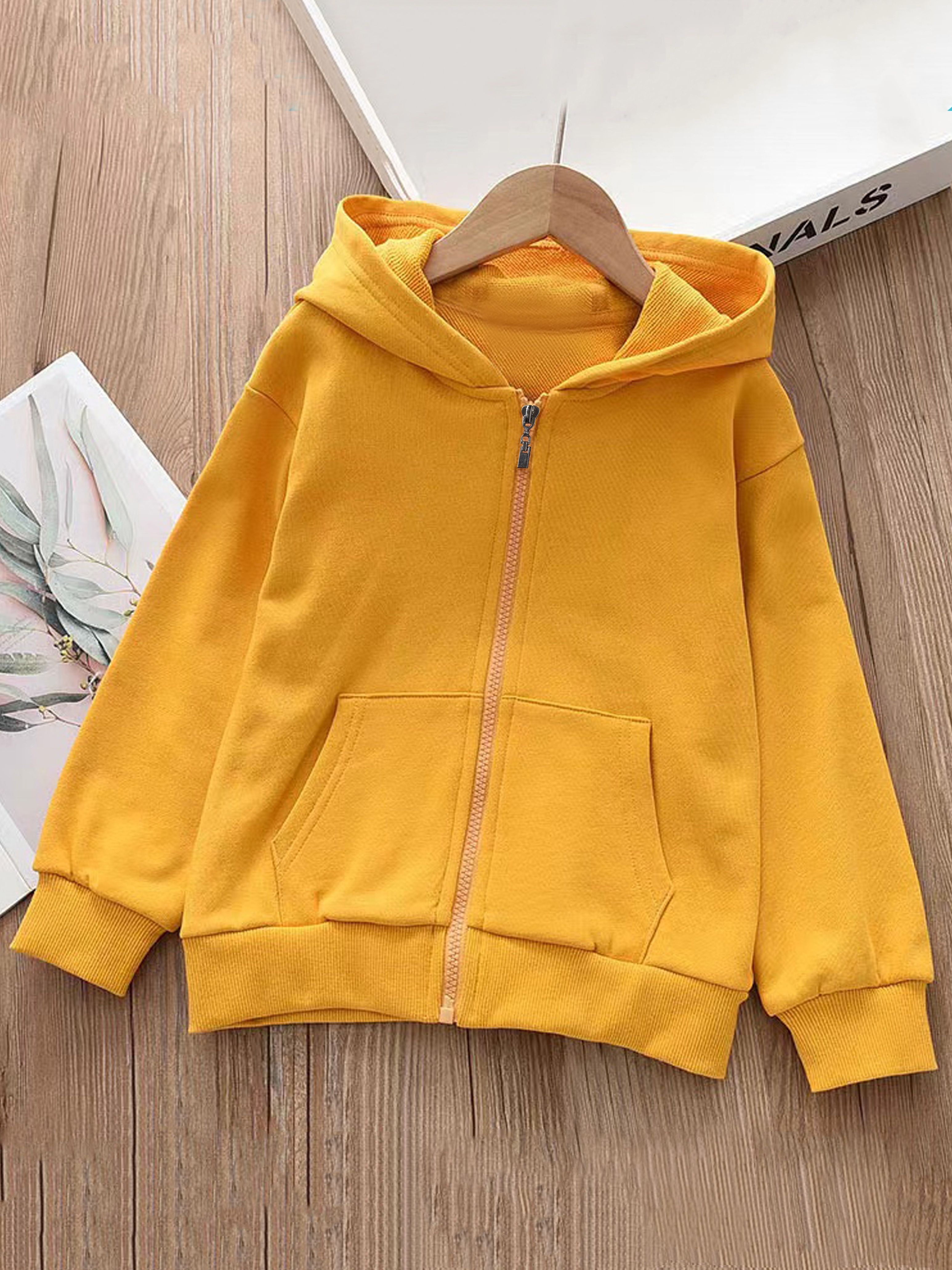 Girls discount yellow hoodie