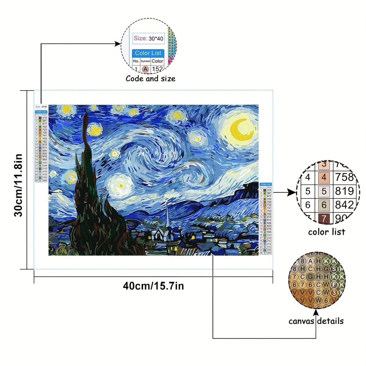 6 Pack Diamond Painting Kits,Diamond Painting for Adults,Full Round Drill  DIY 5d Diamond Art Handmade Craft for Gift Home Wall Decor(Beautiful  Scenery)12 x 16 : : Home & Kitchen