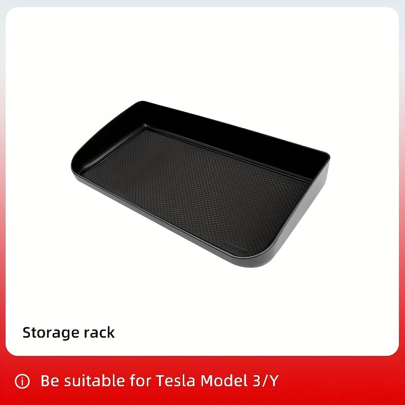 Suitable For Model3/Y Screen Rear Shelf Storage Box Paper Tissue Box ETC  Holder To Store Y Accessories