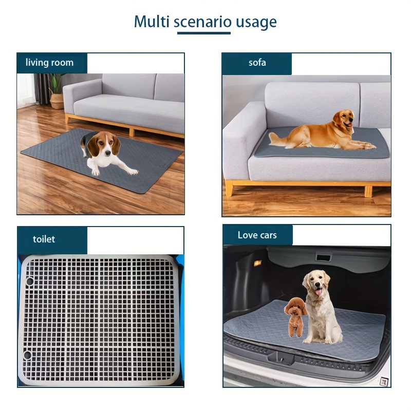 Reusable Non slip Pet Mat For Dogs And Cats Absorbent - Temu