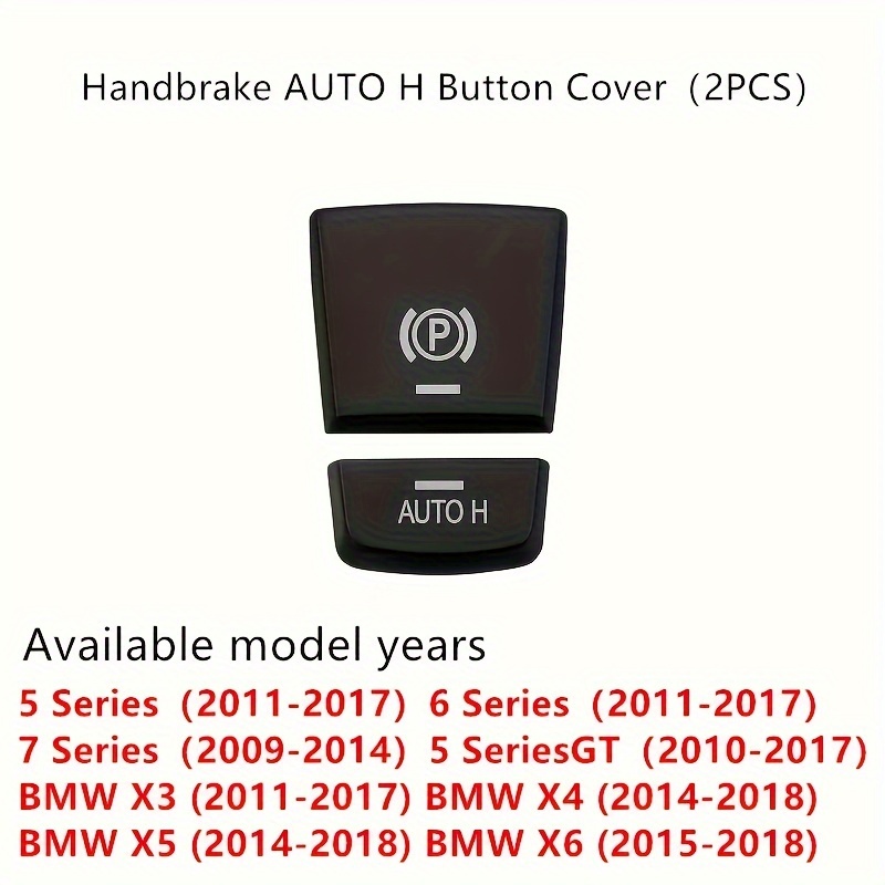 Garniture de couvercle de bouton de frein à main électronique de voiture  pour 2 Series 218i Gran Tourer F45 F46 2015-2017