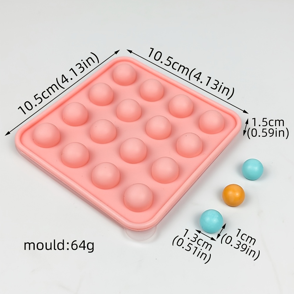 2 Pieces Round Silicone Mold - 3d Round Shaped Silicone Mold For Chocolates,  Candy - Round Mold For Candles And Soaps