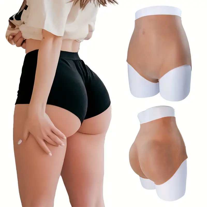 Wear Silicone Butt Artificial Booty Shaper Padded Panties - Temu