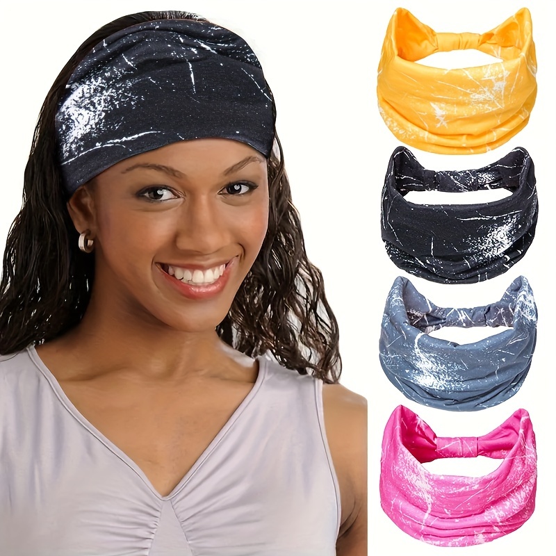 DULSPUE Cinta Pelo Deporte,Cinta Pelo Mujer,Headband,Cinta Pelo  Hombre,Bandana Hombre,Pañuelo Que Absorbe el Sudor Transpirable Lazo para  el Cabello