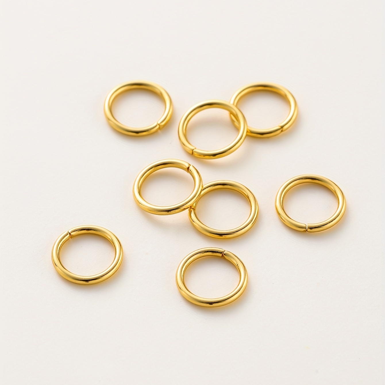 Oval Jump Rings Split Rings Connectors For Diy Jewelry - Temu