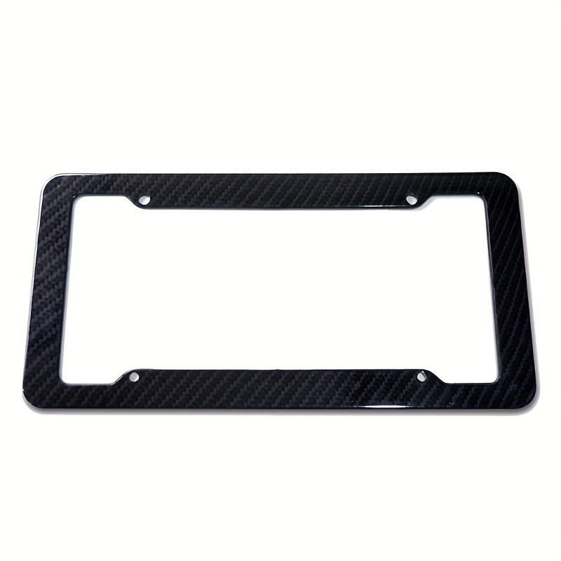 1pc Marco Placa Matrícula Coche Americano, Negro/plata/fibra Carbono, Marco  Placa Matrícula Aleación Aluminio Delantero Trasero Coches, Accesorios, Echa Vistazo Ofertas Hoy Ahora