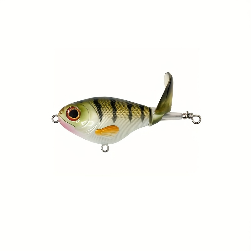 Whopper Popper Topwater FIshing Lure Blowups Pike Baits Rotating