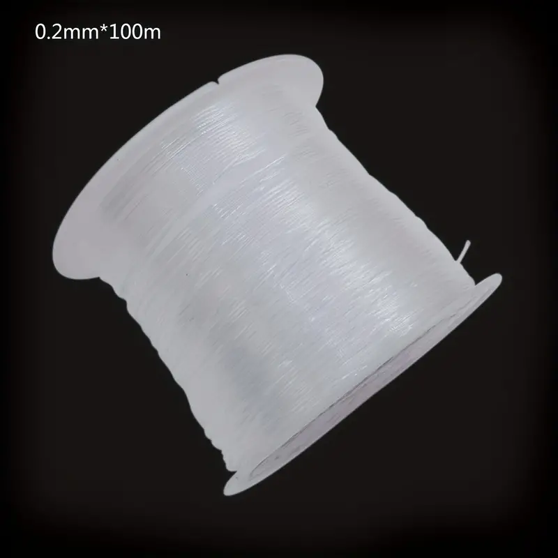 Crystal Non stretch Fishing Line Threading Bead Rope Plastic