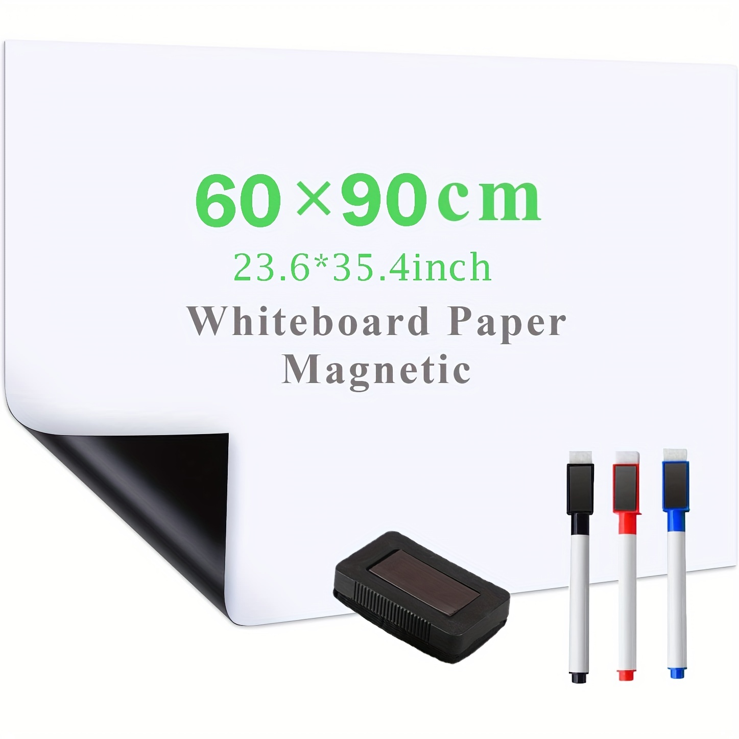 Papier Tableau Blanc Magnétique 60 X 90cm Feuilles Tableau - Temu Canada