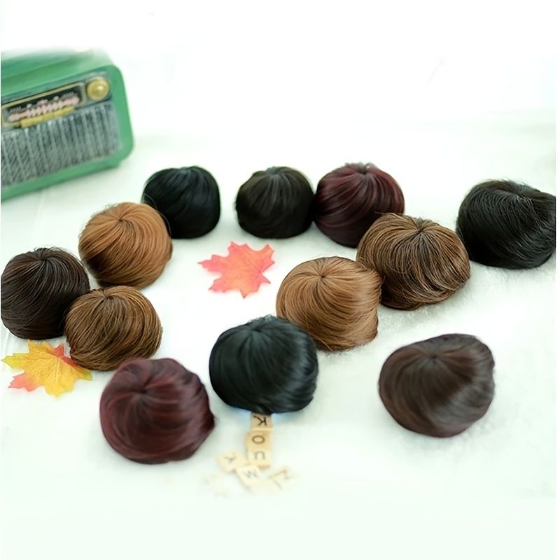Synthetic Drawstring Hair Buns Extensions Synthetic Fiber Hair Extension  Chignon Donut Bun Wig Hairpiece For Women Daily Use | High-quality &  Affordable | Temu