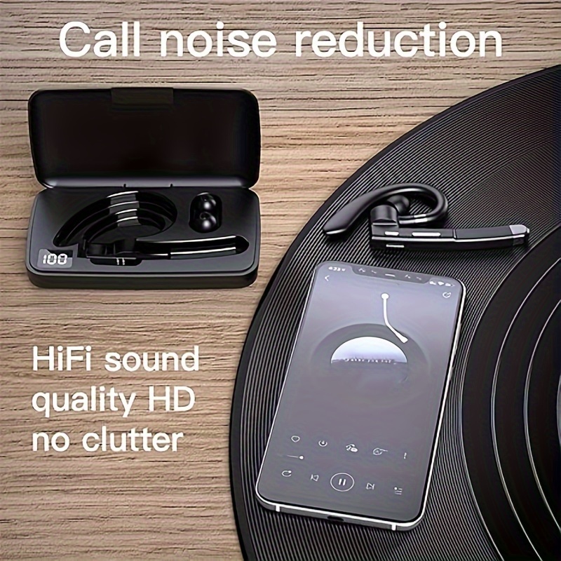ACEFAST Auriculares inalámbricos T6, auriculares Bluetooth con cancelación  de ruido ENC, auriculares translúcidos, micrófono estéreo dual HiFi, mini