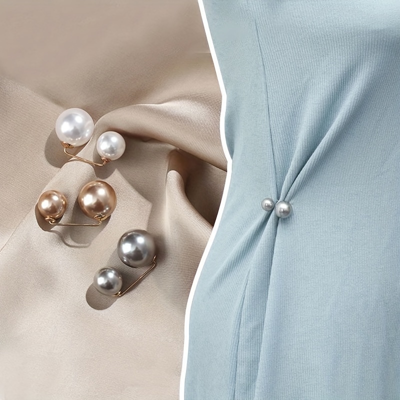 Freshwater Pearl Brooch Sweater Shawl Hat Clip Neckline - Temu