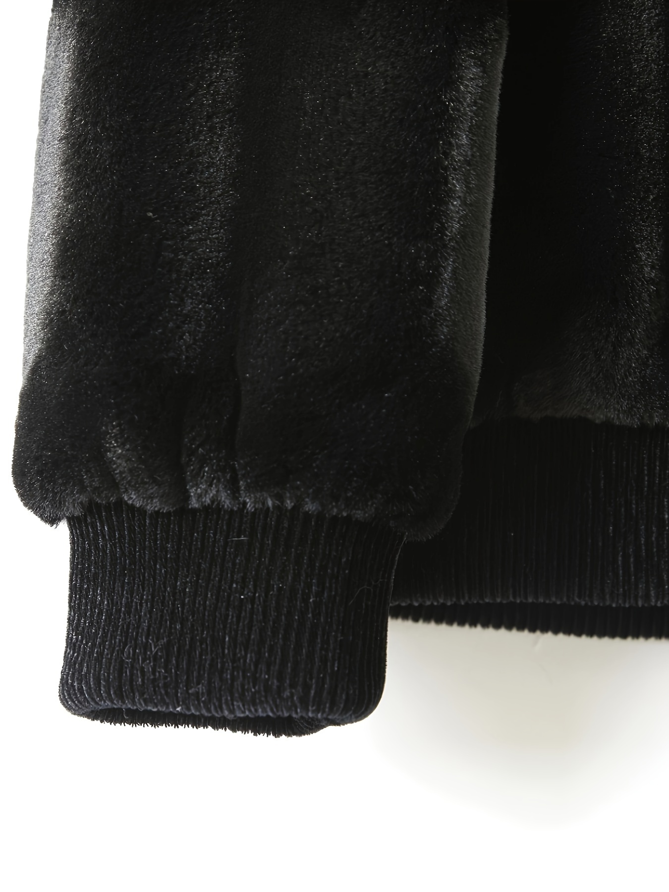 casual fashion zipper sleeve elastic collar faux - Temu South Africa
