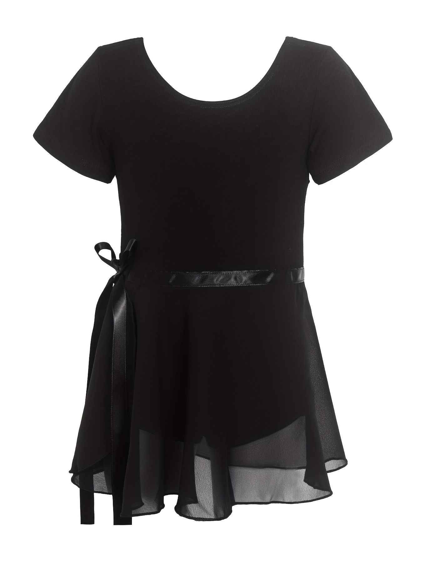 Ballerina Scoop-Neck T-Shirt with Cross Straps at Back