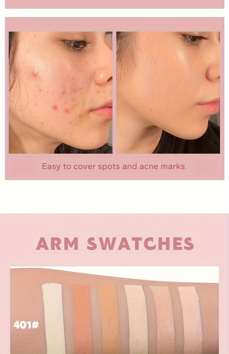 beauty glazed 6 color concealer for spotless brightened skin decrease tear gaps dark circles even skin tone details 8