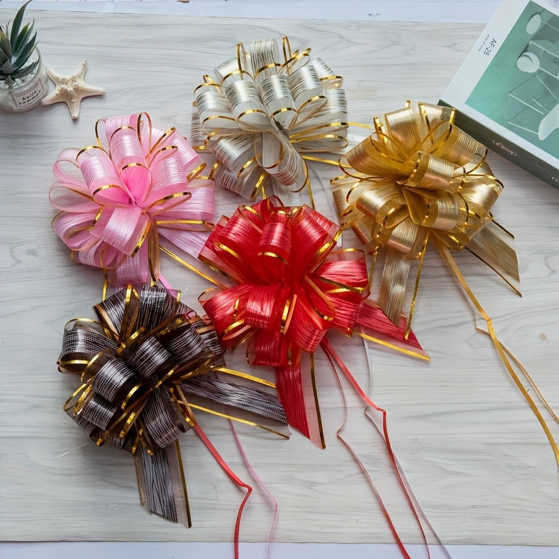 1pc Gold Gift Wrapping Bow