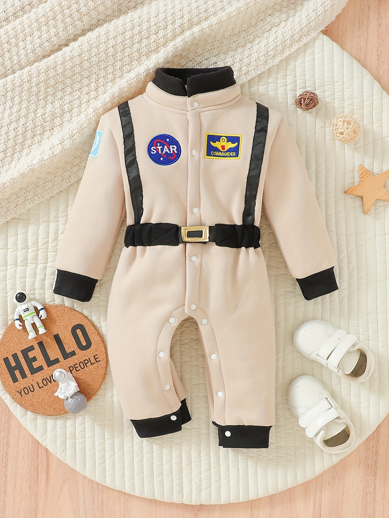 Disfraz de astronauta LXKIKMM para bebé y niño pequeño, traje espacial,  cosplay, fiesta, mono, mameluco de Halloween
