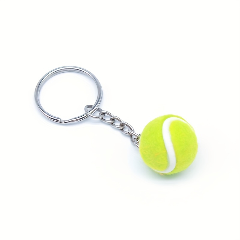 1pc/2pcs Amo Il Portachiavi Tennis Per Uomini, Mini Portachiavi Tennis,  Portachiavi Amante Del Giocatore Di Tennis, Accessori Per Borse Fatti A  Mano