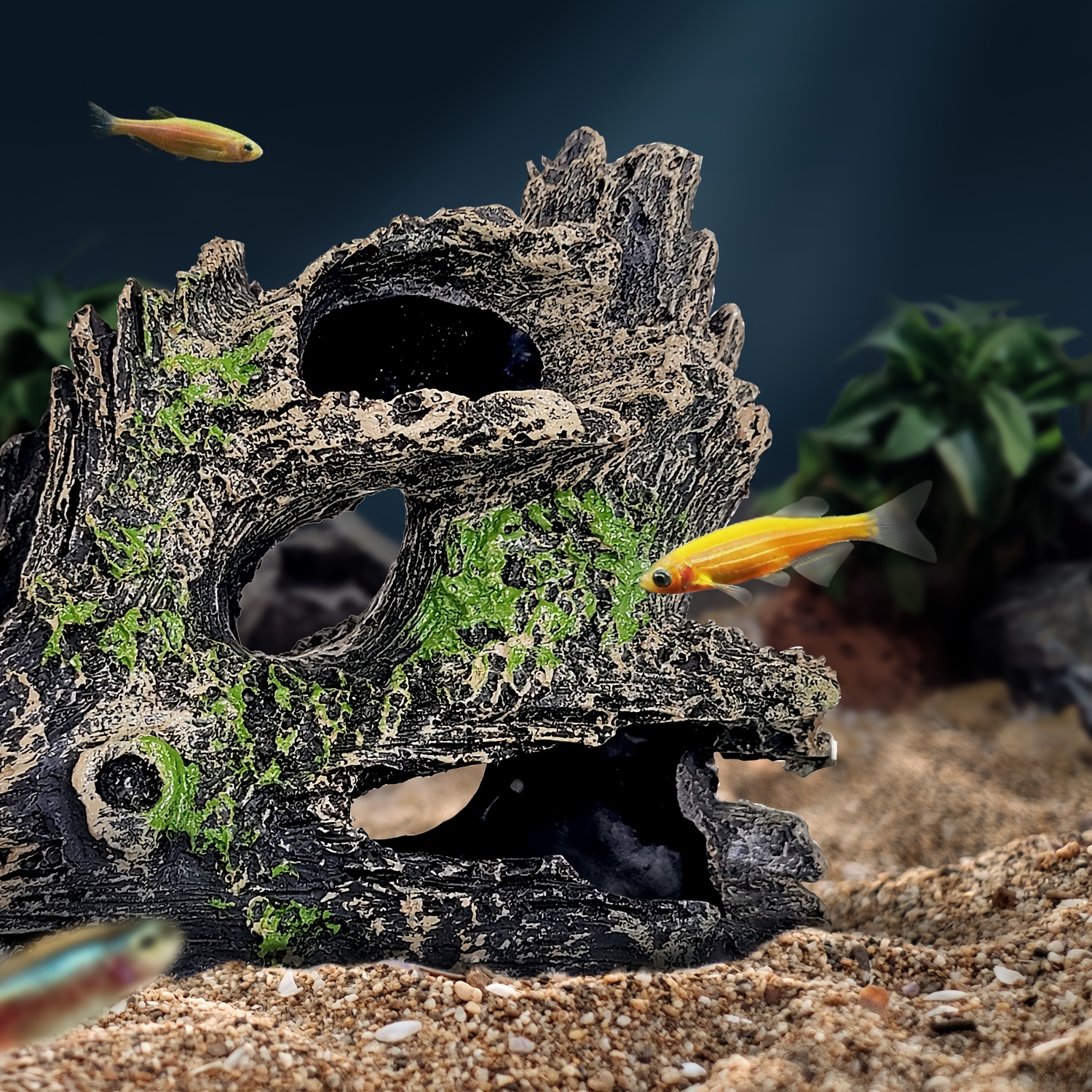 Fish Tank Accessories-hollow Tree Trunk Aquarium Decorations