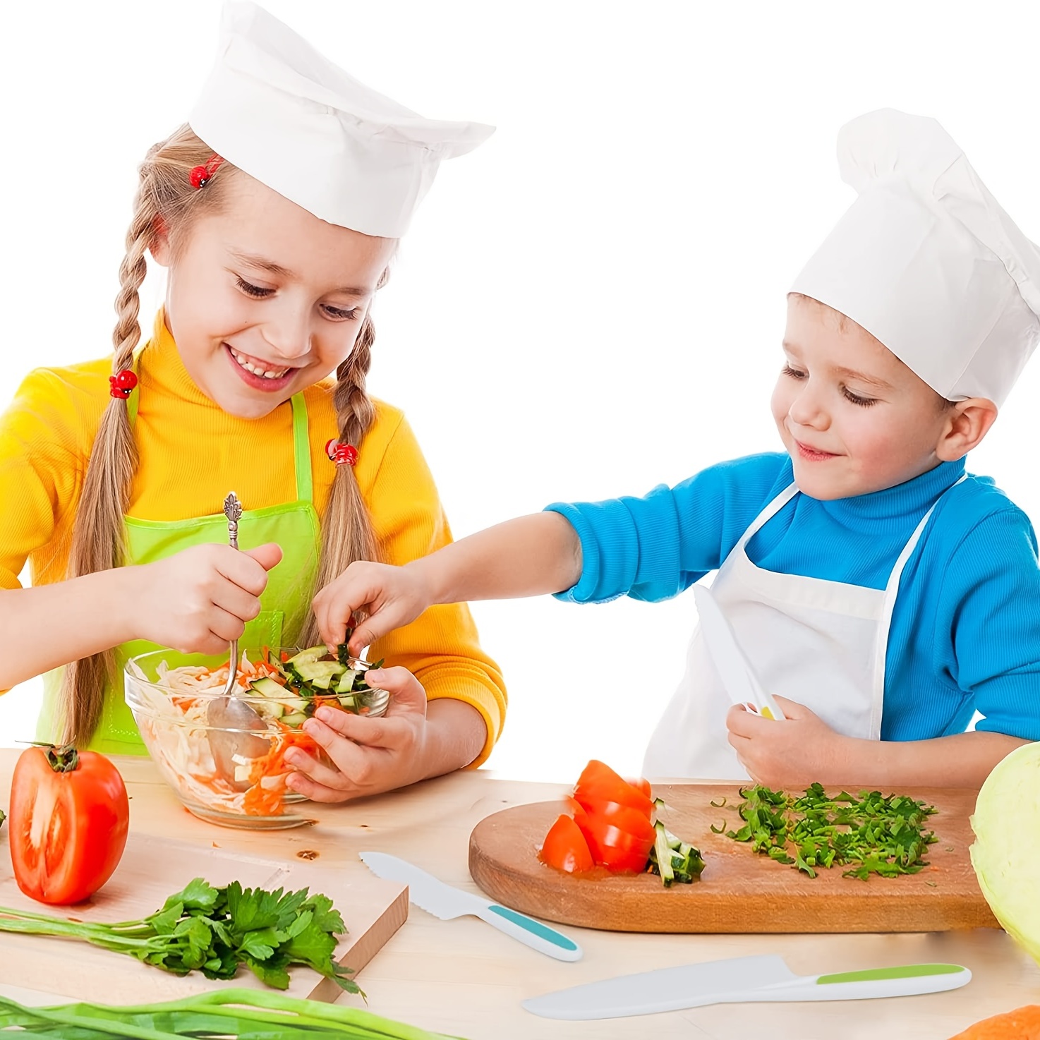 Couteau de chef sans danger pour les enfants | Couteau de cuisine pour  enfants | Kibbidea