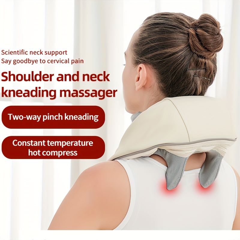 Home Smart Shoulder and Neck Massager Multifunctional Neck Protector Girly  pink 