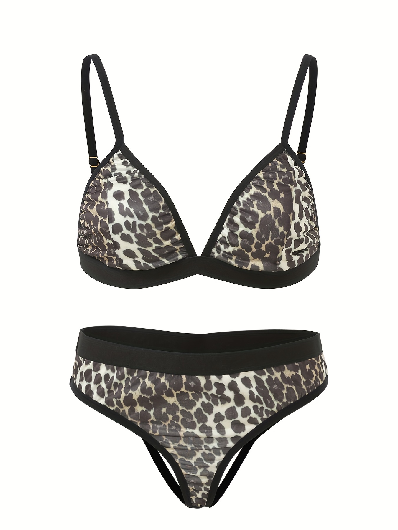2 Pc Bra & Panty Set Assorted Sz Leopard Print NEW