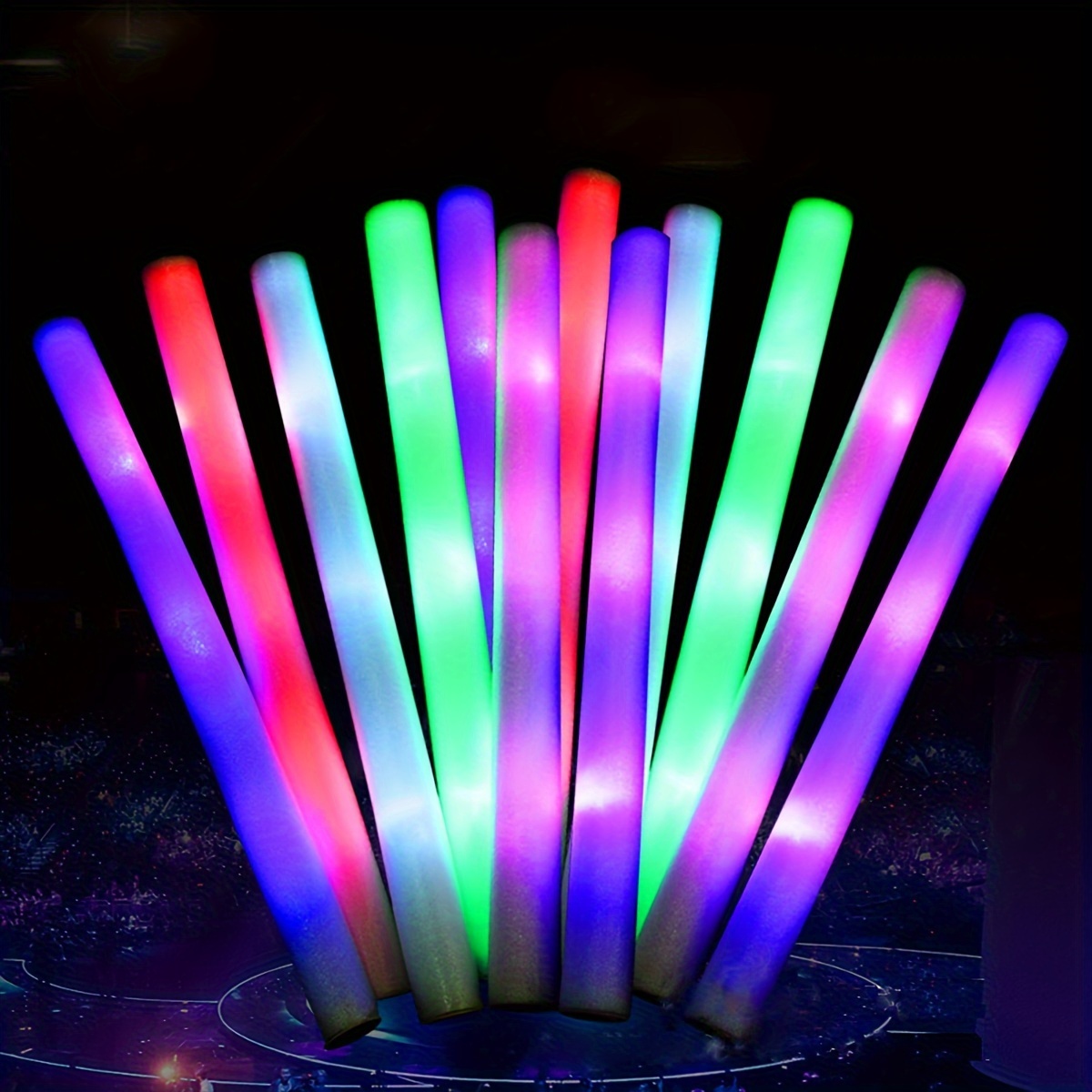 100/200pcs, Ultra Bright Glow Sticks, Glow In The Dark Party Supplies, 8  Glowsticks Party Favors With Bracelets And Necklaces