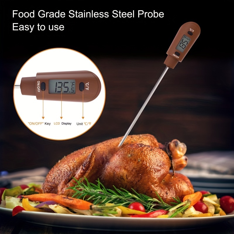  Digital Candy Spatula Thermometer, Read Meat and Candy