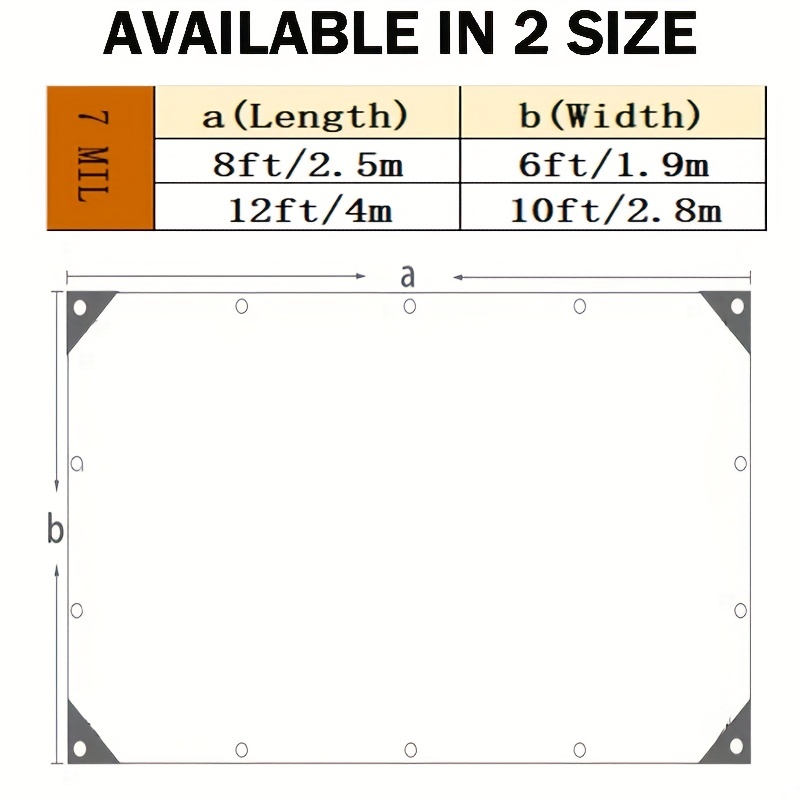 Lona negra resistente, lona impermeable, lona resistente de 160GSM,  cubierta de piscina, resistente a los rayos UV para