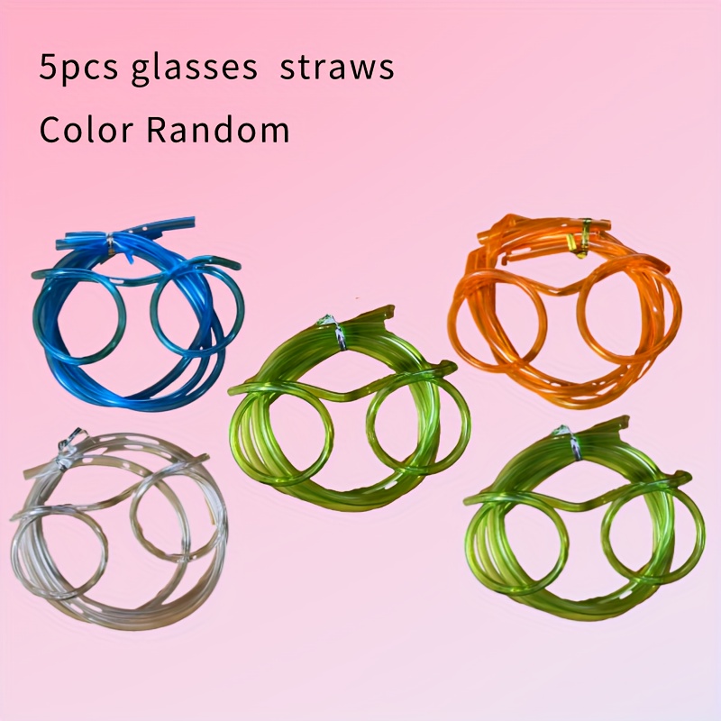 1/5pcs Reusable Lilo & Stitch Straws Plastic Drinking Straws for Kids  Birthday Party Decorations Stitch