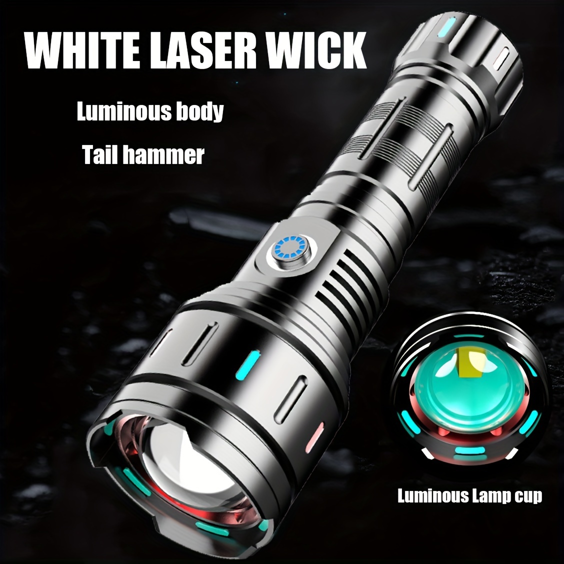Pointeur Laser Vert Torche Laser Rechargeable Par USB Avec - Temu
