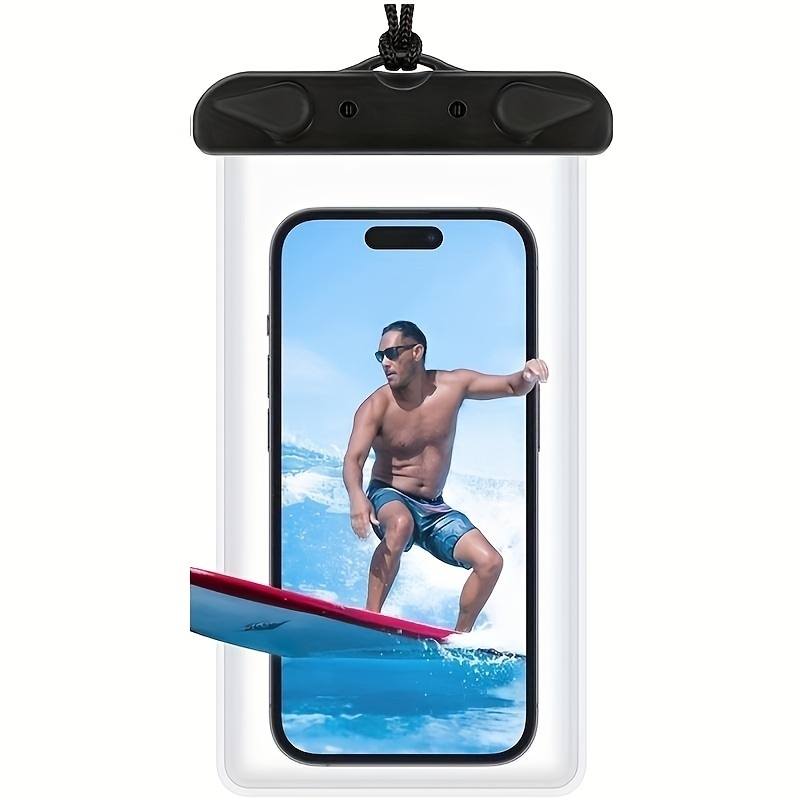 Funda impermeable para teléfono de 7.5 pulgadas, IPX8 flotante bajo el agua  para iPhone 14 13 12 11 Pro Max XS Plus X Samsung, protector de teléfono