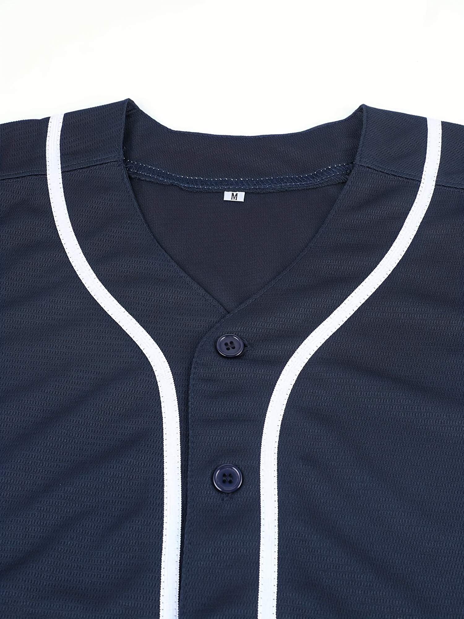 Premium Vector  Baseball full button two button v neck jersey