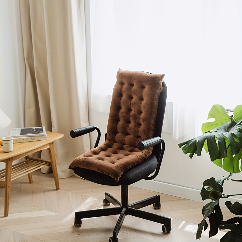1pc Chair Cushion, Office Computer Chair Cushion, Double Sided Seat Cushion  Recliner Chair Cushion, Chair Pads For Living Room Office Home Decor