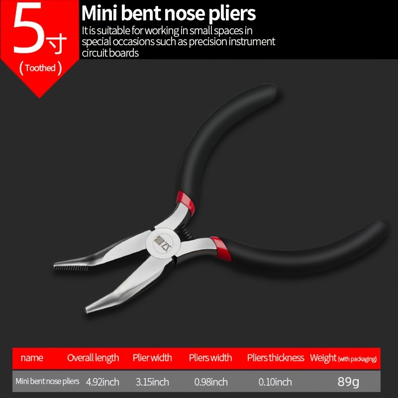 Multifunctional Pliers Set Round Curved Needle Nose Pliers - Temu