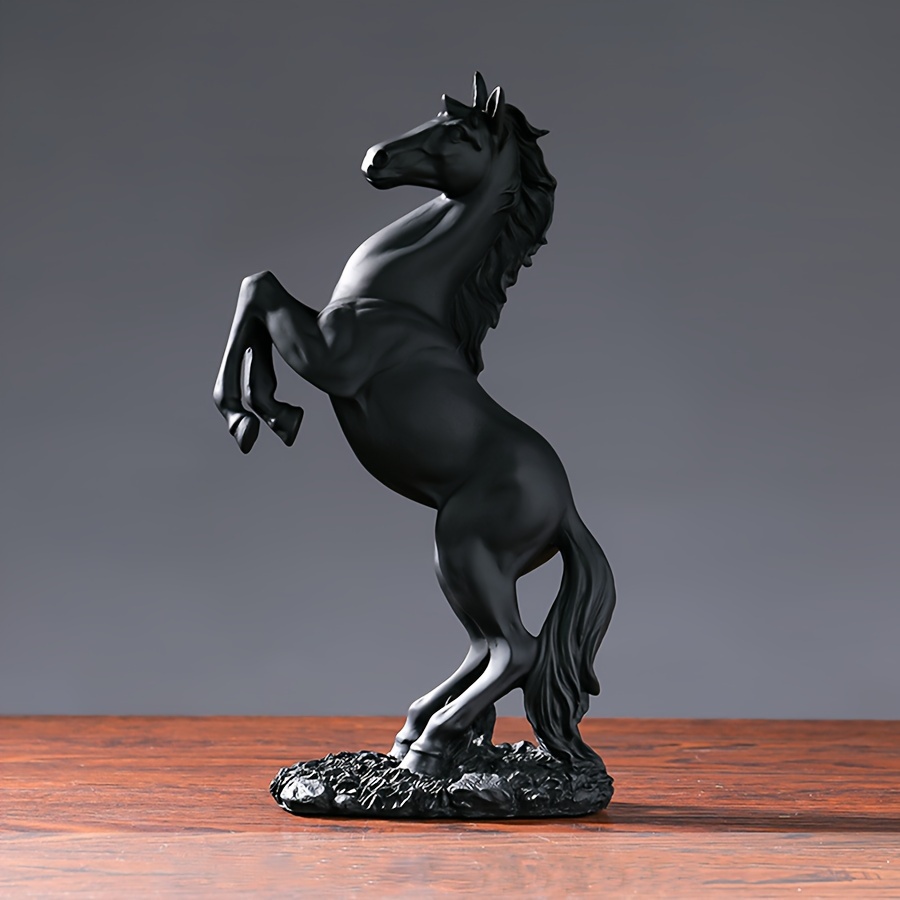 Wild Horse Stallion Statue Resin Figurine Art Mens Gift Home Office Desk  Decor