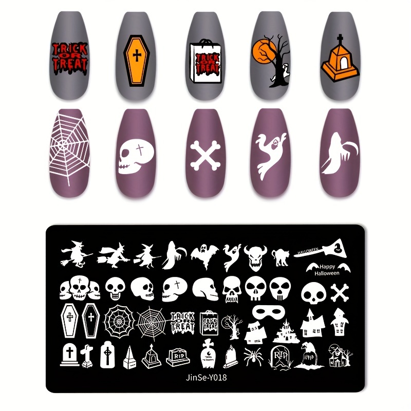 Halloween Treats Nail Stamping Plate