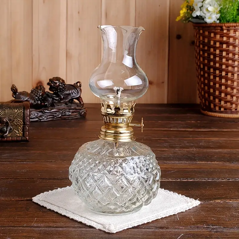 Vintage Oil Lamps For Indoor Clear Kerosene Lamp Lanterns - Temu