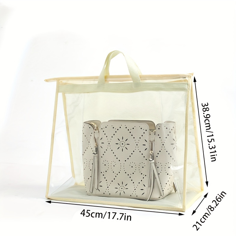 Storage Bag Purse Handbag Dust Cover Clear Organizer Craft Protect