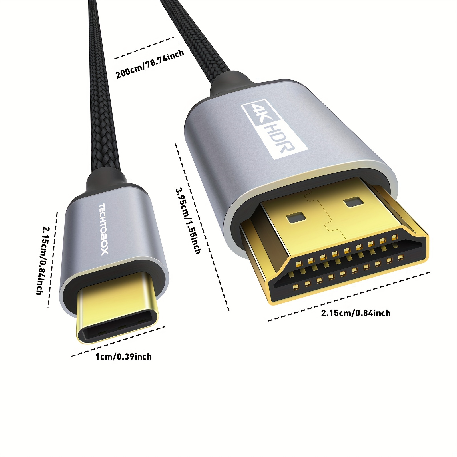 USB-C to DisplayPort Cable - 4k@60hz, 6ft